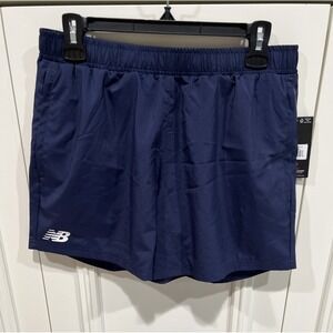 New Balance Men's Navy Training Shorts Size Medium Running Athletic New